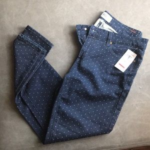 NWT Paige Denim Pin Dot Jeans